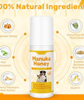 Manuka Honey for Dogs, Hot Spot & Wound Care Spray, Promotes Wound Healing, Soothes Itching & Inflammation, Natural Skin Care Spray for Dog, Safe, Easy to Use, 3.38 oz Bottle