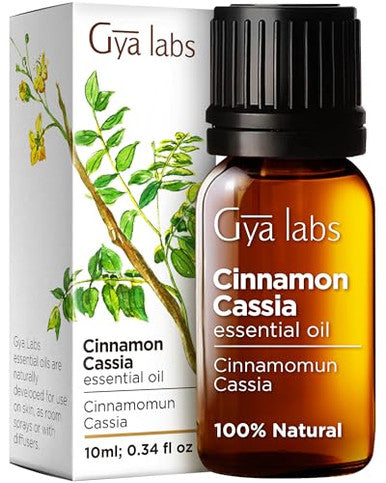 Gya Labs Cinnamon Cassia & Cinnamon Bark Essential Oil Set 034 Fl Oz