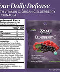 Zand Immunity Elderberry Vitamin C Lozenges Immune Support Soothing Throat Drops Elderberry Vitamin C Ecea Extract No Cane Sugar Or Corn Syrup Gluten Non-Gmo (12 Bags 18 Lozenges)
