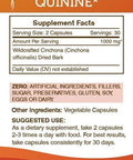 Secrets of the Tribe Quinine Capsules 1000 mg Wildcrafted Quinine (Cinchona officinalis) Dried Bark, Leg Cramp Support Supplement (60 Capsules)