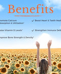 Vitalitown Vitamin D3 K2 Supplement and Vitamin C Complex 1000mg