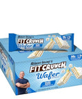 Fit Crunch Wafer Protein Bars 16G Of Protein & 3G Of Sugar (9 Bars Chocolate Peanut Butter)