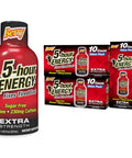 5Hour Energy Extra Strength Energy Shot Peach Mango Flavor Zero Calories & Sugar 230 Mg Caffeinated Shot Amino Acids & B Vitamins Dietary Supplements 1.93 Oz. 30 Count