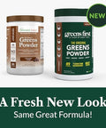 Greens First Original Greens Powder 49 Superfoods Organic Fruits & Veggies Prebiotics Probiotics Digestive Enzymes Antioxidant Smoothie Dairy Vegan Nongmo (Chocolate 60 Servings)