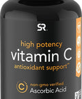 Vitamin C 1000mg 240 VeggieCapsules NonGMO Project Verified Vitamin C Supplement for Immune Support Antioxidant Protection