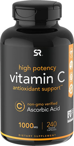 Vitamin D3 5000IU 125mcg Vitamin C 1000mg Bundle