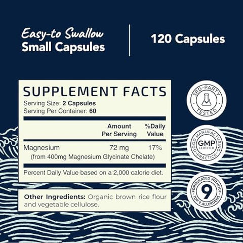 Nobi Nutrition Magnesium Lotion And Magnesium Glycinate Supplement Full Body Magnesium Support For Body And Mind With 8 Fl Oz Topical Magnesium Plus 400Mg Magnesium Glycinate Pills