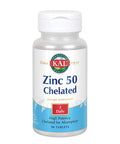 KAL Zinc 50 Amino Acid Chelate | Healthy Metabolism & Immune Function Support | Chelated for Absorption | 90ct, 90 Serv.