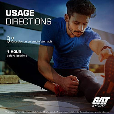 Gat Sport Essentials Zmag-T Zinc, Magnesium, B6 + Boron, 90 Veg Capsules