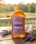 Lavender Honey - Infused Honey with Real Lavender - Clean Simple Syrup for Coffee, Tea, Matcha - 16 oz