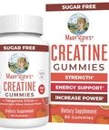 Maryruth'S Creatine Gummies Creatine Monohydrate Gummies 3G Creatine Per Serving Creatine For Women & Men Tangerine Citrus Flavor Exercise Workout Sugar Free Vegan 90 Count