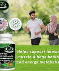 Halalways Multivitamin Certified Halal Multivitamin, Supplement Tablet With Vitamin A, Vitamin C, Vitamin D, Vitamin E And Zinc For Immune Health Support, B12, Calcium & More