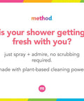 Method Daily Shower Spray Cleaner Eucalyptus Mint For Showers Tile Fixtures Glass and Tubs fl 28 oz (Pack of 1)