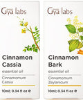 Gya Labs Cinnamon Cassia & Cinnamon Bark Essential Oil Set 034 Fl Oz