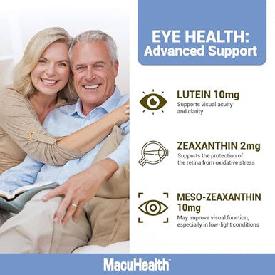 Macuhealth Plus+ Eye Vitamins Supplement For Adults