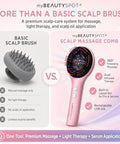 My Beauty Spot Scalp Massager For Hair Growth Electric Scalp Massager With Red Light Therapy Head Massage Comb Hair Oil Applicator