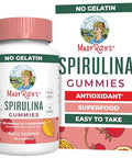 Maryruth'S Spirulina Gummies Made With Organic Spirulina Superfood Gummies For Ages 14 Antioxidant Vegan Non-Gmo Pectin-Based Gluten Free 90 Count