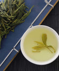 Fullchea - Longjing Tea - Dragonwell Tea - Chinese Green Tea Loose Leaf - Toasty Bean Aromatic - Lung Ching Dragon Well (8.8oz / 250g)