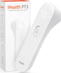 iHealth No Touch Forehead Thermometer Infrared Digital Thermometer for Adults and Kids Touchless Baby Thermometer 3 Ultra Sensitive Sensors Large LED Digits Quiet Vibration Feedback Non Contact