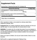 Swanson High Absorption Ashwagandha & Black Pepper - Featuring Bioperine 120 Caps