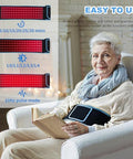 Feangli Red Light Therapy Infrared Light Therapy Belt For Body Waist Back Shoulder Leg Knee Muscle Relief Led 660Nm 850Nm Wearable Large Red Light Belt With Timer Remote Ideal For Woman Man