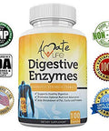 Digestive Enzymes For Digestion, Gut Health And Bloating Relief Quadruple Strength - Pancreatin Active Ingredient For Digestion Of Fats, Carbs, Protein 100 Capsules Non Gmo By Amate Life