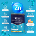 5in1 Zinc Picolinate Complex 50 mg 365 Vegan High Strength Tablets Added with Copper and Vitamin B6 6 Months' Supply Made in UK by Prowise