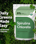 Micro Ingredients Organic Spirulina Chlorella Tablets 720 Count