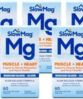Slowmag Magnesium Chloride And Calcium 60 Tablets Each (Value Pack Of 5)