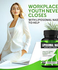 Liposomal Nad+ Supplement 500 Mg, With Tmg 250 Mg, Boost Nad+ High Absorption For Cellular Energy And Age Resist-120 Capsules