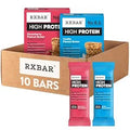 RXBAR High Protein Bars, Gluten Free, Protein Snacks, Variety Pack (10 Bars)