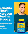Nature's Life Energizing Niacinamide Vitamin B3 1000mg High Potency No Flush Niacin Supplement Nerve Function Energy and Metabolism Support 60Day 100 Servings 100 Tablets