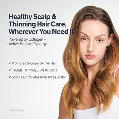 Sungboon Editor Deep Collagen Retinol Power Boosting Scalp Serum Roll On Hair Growth, Hair Thickening Serum, Itchy & Dry Scalp Treatment, Caffeine, Biotin, Rosemary ÃƒÂ¢Ã¢â€šÂ¬Ã¢â‚¬Å“ Korean Hair Care, 0.5 Fl Oz