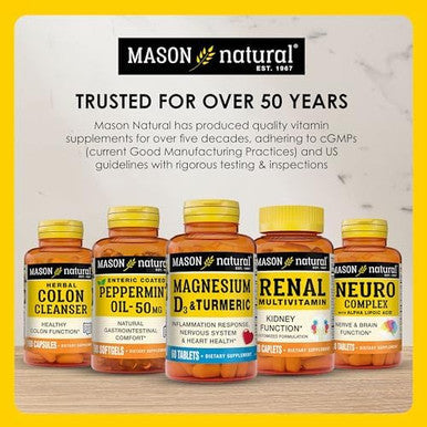 Mason Natura Nac Nacetyllcysteine 500 Mg 6 Month Supply Supports Normal Cellular Health Immune System Booster For General Wellness 3 Pack