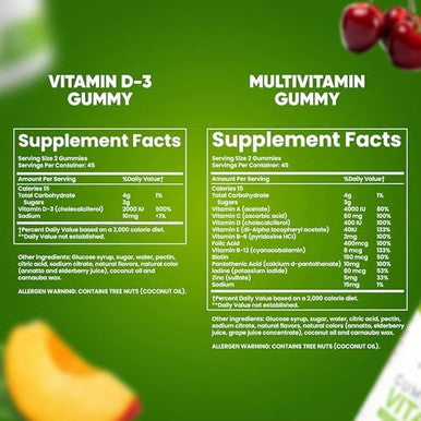 Barislim Bariatric Multivitamin Gummies - Specially Formulated Gummy Vitamin For Patients After Weight Loss Surgery - Easy To Digest & Great Tasting Fruit Flavors Pack Of 2 (90 Fruit Chews)