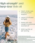 Megafood Fish Oil Omega 3 Supplements 90 Softgels 2000Mg