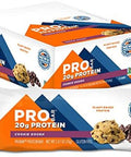 Probar Protein Bar 12 Count Peanut Butter Chocolate And Cookie Dough Gluten Nongmo Plantbased