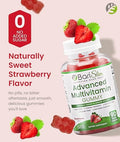 Barislim Advanced Bariatric Multivitamin Gummies - Specially Formulated Bariatric Vitamins For Patients After Weight Loss Surgery - Supports Energy & Immune Health Strawberry (90 Vegan Gummies)