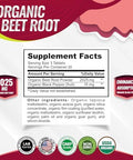 Toplux Organic Beet Root Powder Tablets 2040Mg Natural Nitric Oxide Beets To Support Energy Black Pepper Better Absorption Nongmo For Men Women 90 Tablets