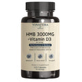 Vinatura Hmb 3000Mg And Vitamin D3 Supplement Capsules Per Serving *Usa Made & Tested* Promotes Muscle Growth & Recovery - Hmb