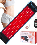 Feangli Red Light Therapy Infrared Light Therapy Belt For Body Waist Back Shoulder Leg Knee Muscle Relief Led 660Nm 850Nm Wearable Large Red Light Belt With Timer Remote Ideal For Woman Man
