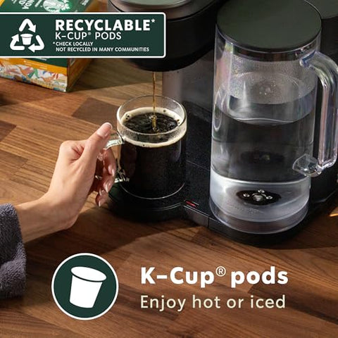 Starbucks K-Cup Coffee Pods, Flavored Hot or Iced Coffee, Brown Sugar Cinnamon, 10 Keurig Pods