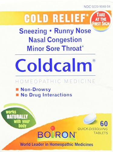 Boiron Coldcalm Cold Relief Tablets 2 Count