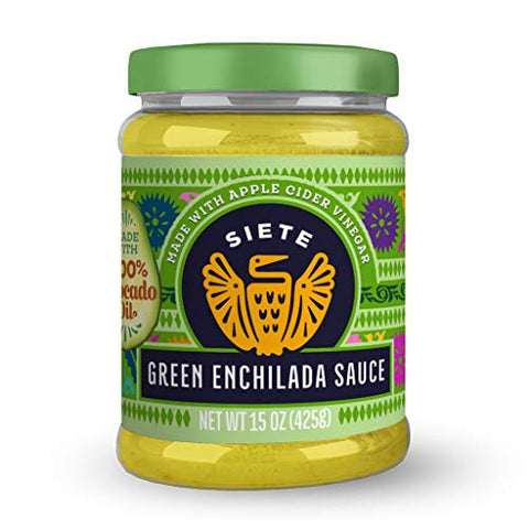 Siete Sauce Enchilada Green 15 OZ