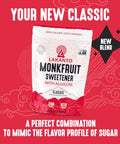 Lakanto Classic Monk Fruit Sweetener with Allulose 1 lb and ChagaRoot MycoProtein Mushroom Protein Powder Chocolate 1.76 lb