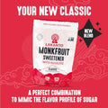 Lakanto Classic Monk Fruit Sweetener with Allulose 1 lb and ChagaRoot MycoProtein Mushroom Protein Powder Chocolate 1.76 lb