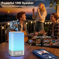 Biseoamz Sound Machine With 32 Soothing Sounds Alarm Clock White Noise Machine Night Light Bluetooth Speaker App Control Timer Alarm Clock For Bedroom Kids Birthday s For Women Teen Girls Boys Mom