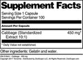 Terravita Cabbage - 450 Mg (100 Capsules, Zin: 519441) - 2 Pack