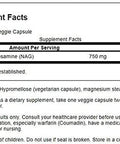 Swanson N-Acetyl D-Glucosamine - Natural Supplement Promoting Joints Support & Gastrointestinal Health - Natural Formula Supporting Healthy Cartilage - (60 Veggie Capsules 750mg Each) 2 Pack