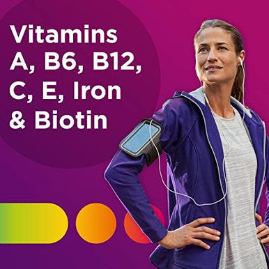 Centrum Multivitamin For Women, Multivitamin/Multimineral Supplement With Iron, Vitamin D3, B Vitamins And Antioxidant Vitamins C And E, Gluten Free, Non-Gmo Ingredients - 250 Count